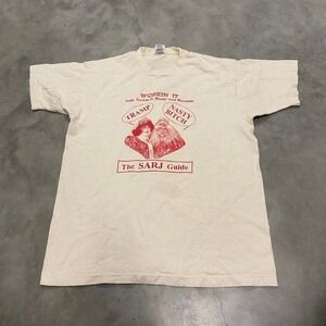 Vintage y2k 90s sarj guide womens rights drag queen rare gay iconic shirt